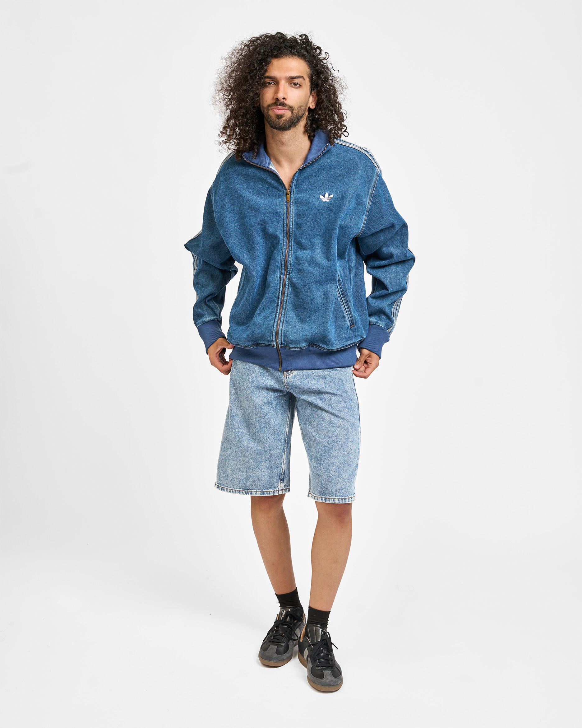 adidas Originals DENIM FIREBIRD TRACK TOP | KD1517 | AFEW STORE